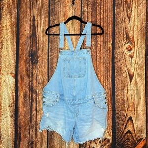 Isabel Maternity Short Overalls